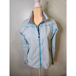 Eddie Bauer light teal jacket. Size S.